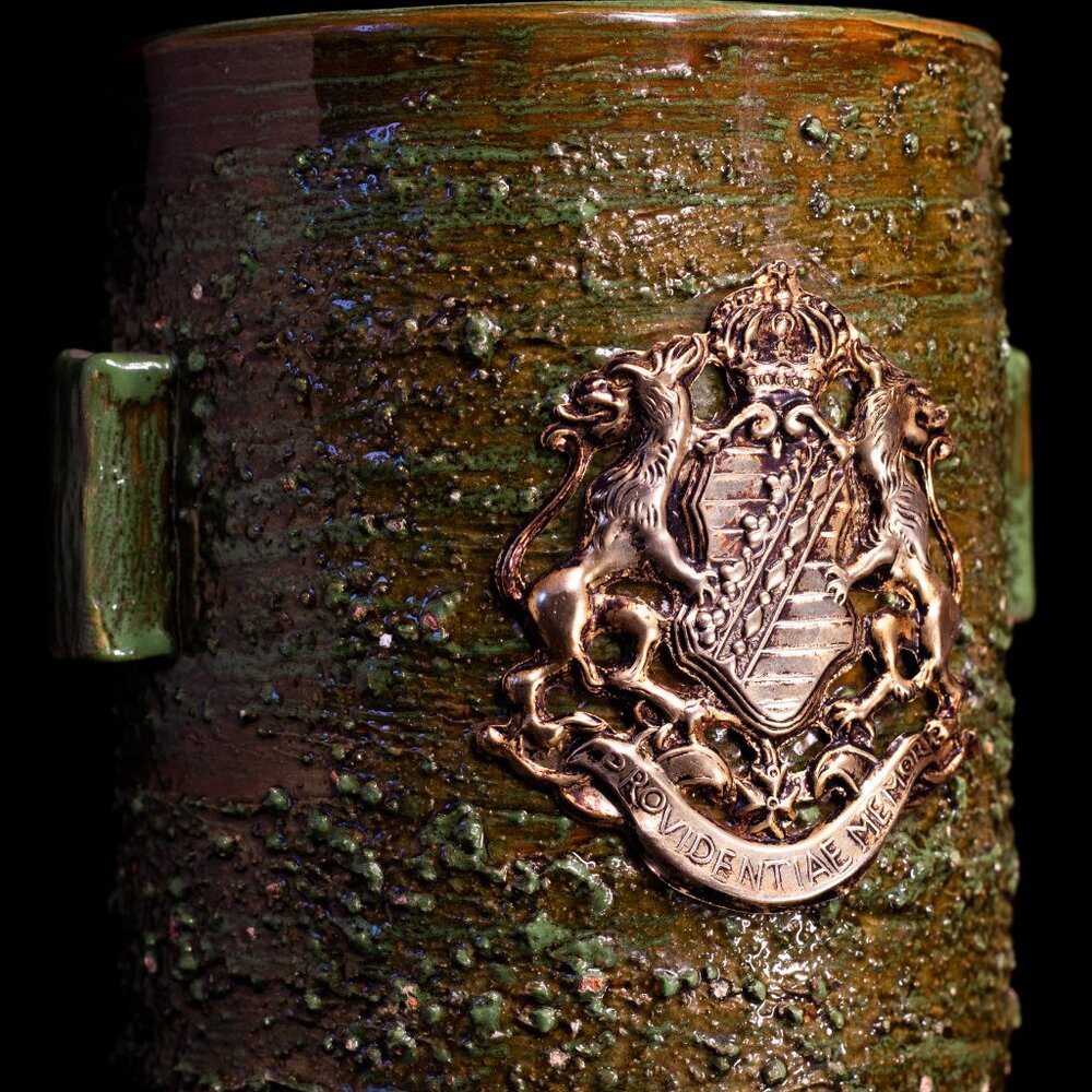 Vintage 1960’s MCM Bitossi Aldo Londi Rimini Green Pottery Vase # 001/35 - Picture 6 of 13